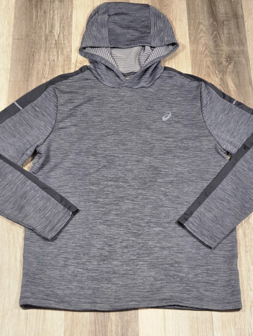 Asics Gray Hoodie Large